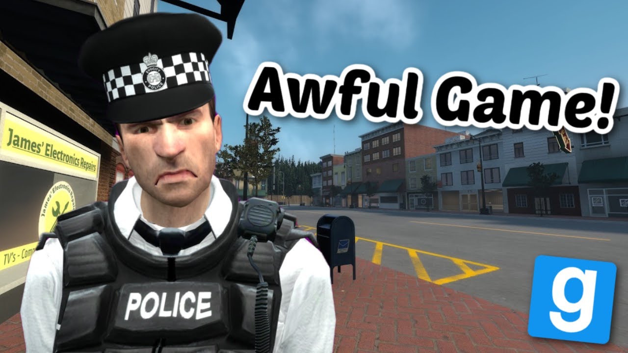 Gmod Police RP Is An Awful Game...