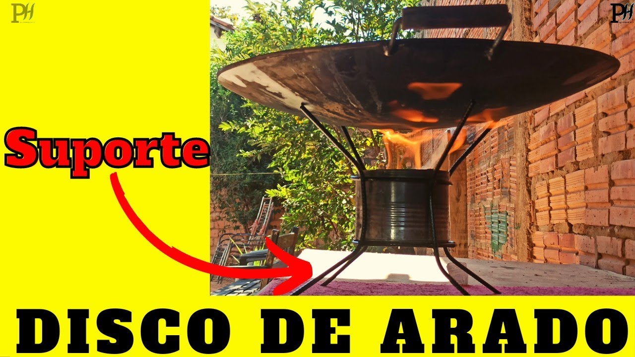 SUPORTE PARA DISCO DE ARADO - FEITO COM VERGALHÃO