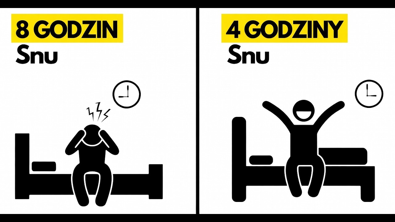 Jak spać MNIEJ godzin i budzić się WYPOCZĘTYM (Psychologia wyjaśnia).