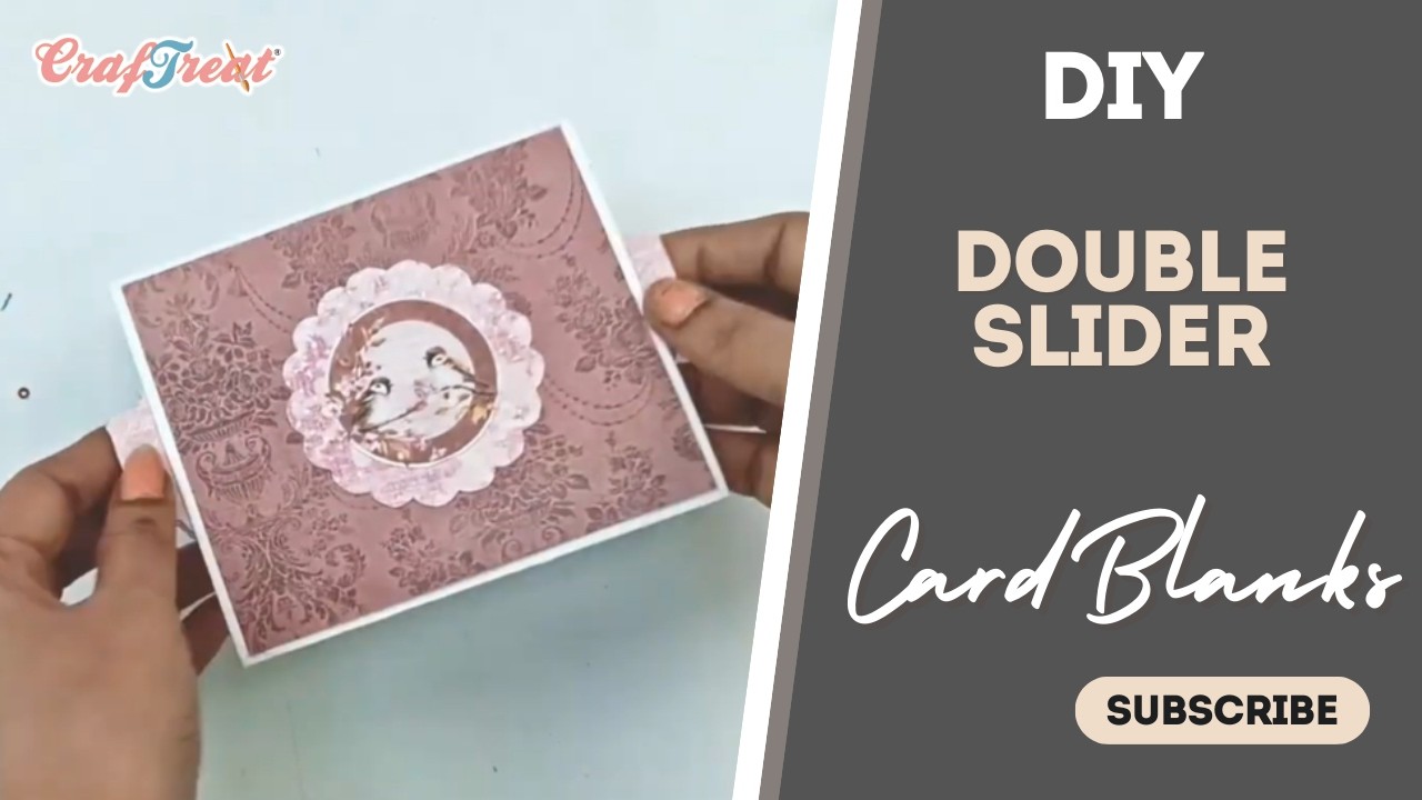 How to Make a CrafTreat Double Slider Card | DIY Card Tutorial ✂️✨