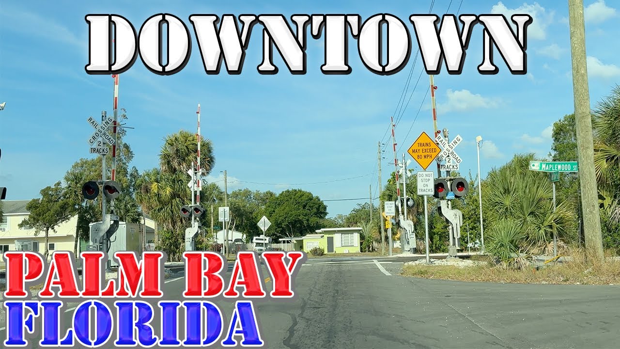 Palm Bay - Florida - 4K Downtown Drive