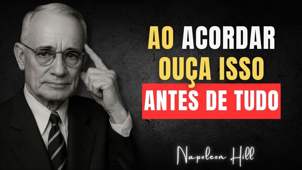 Faça Isso AO ACORDAR e Mude sua Vida em 5 minutos | Napoleon Hill