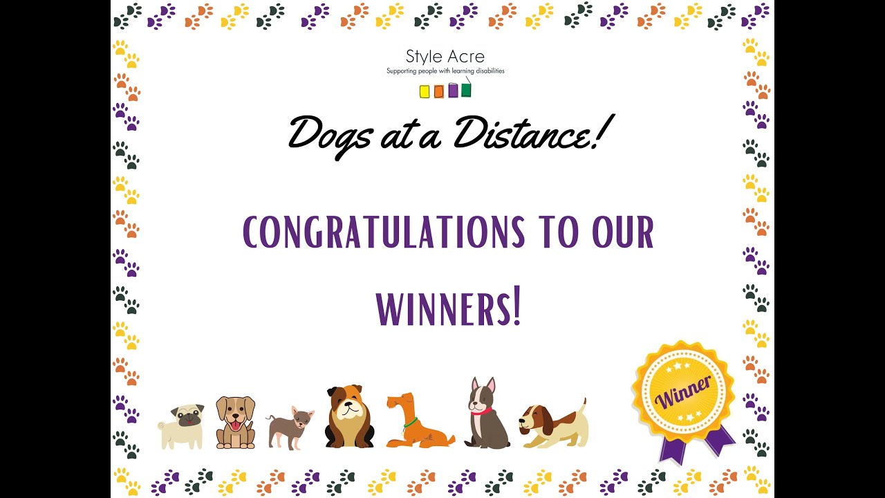 Dogs at a Distance virtual dog (& pet) show - Winners & Raffle!