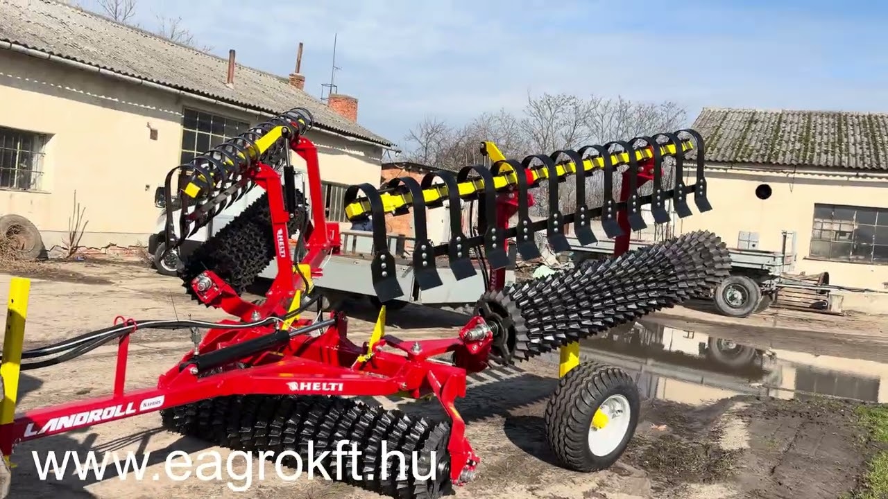 Helti Landroll henger érkezik Pálmonostorára az EAgro kft től beüzemeléssel