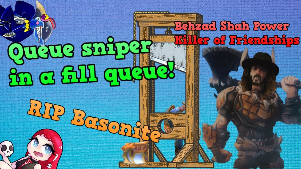 Queue Sniper fails by ending up on my squad! It just gets worse for him from then on | Realm Royale