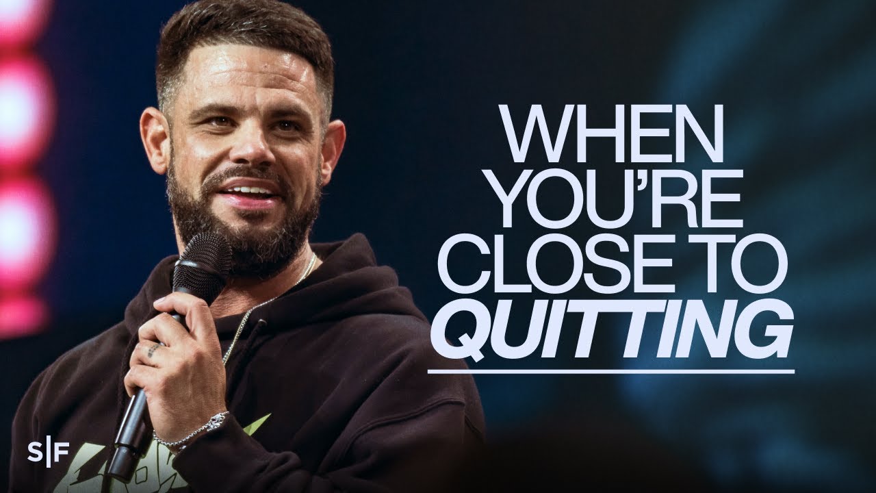 Kiedy jesteś bliski rzucenia nałogu | Steven Furtick