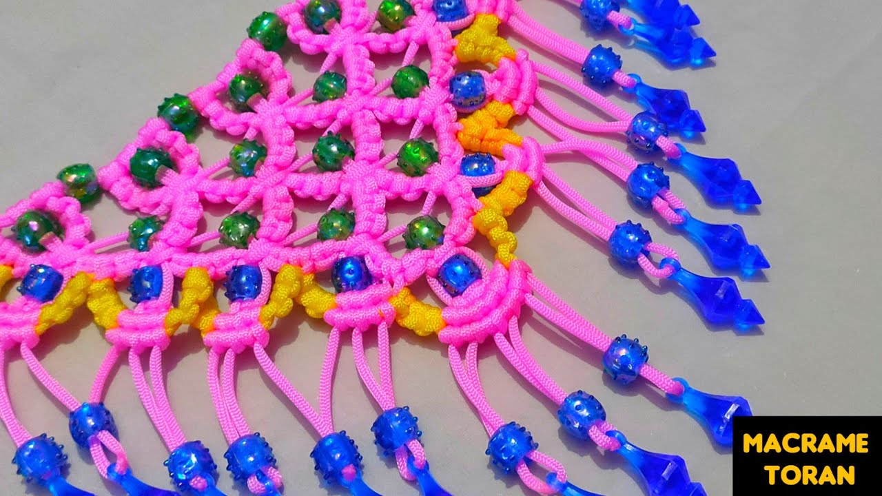 BEAUTIFUL MACRAME TORAN / MACRAME TORAN NEW DESIGN
