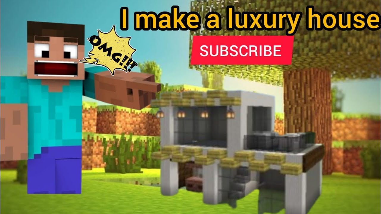Minecraft, but imake my dream luxury house 😱😱