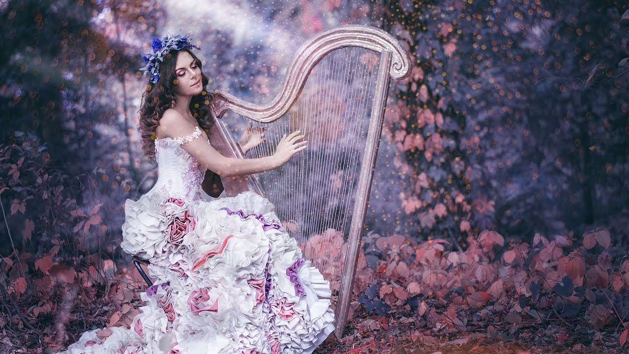 Celtic Harp @432Hz + Gentle Rain Sounds | 9 Hours