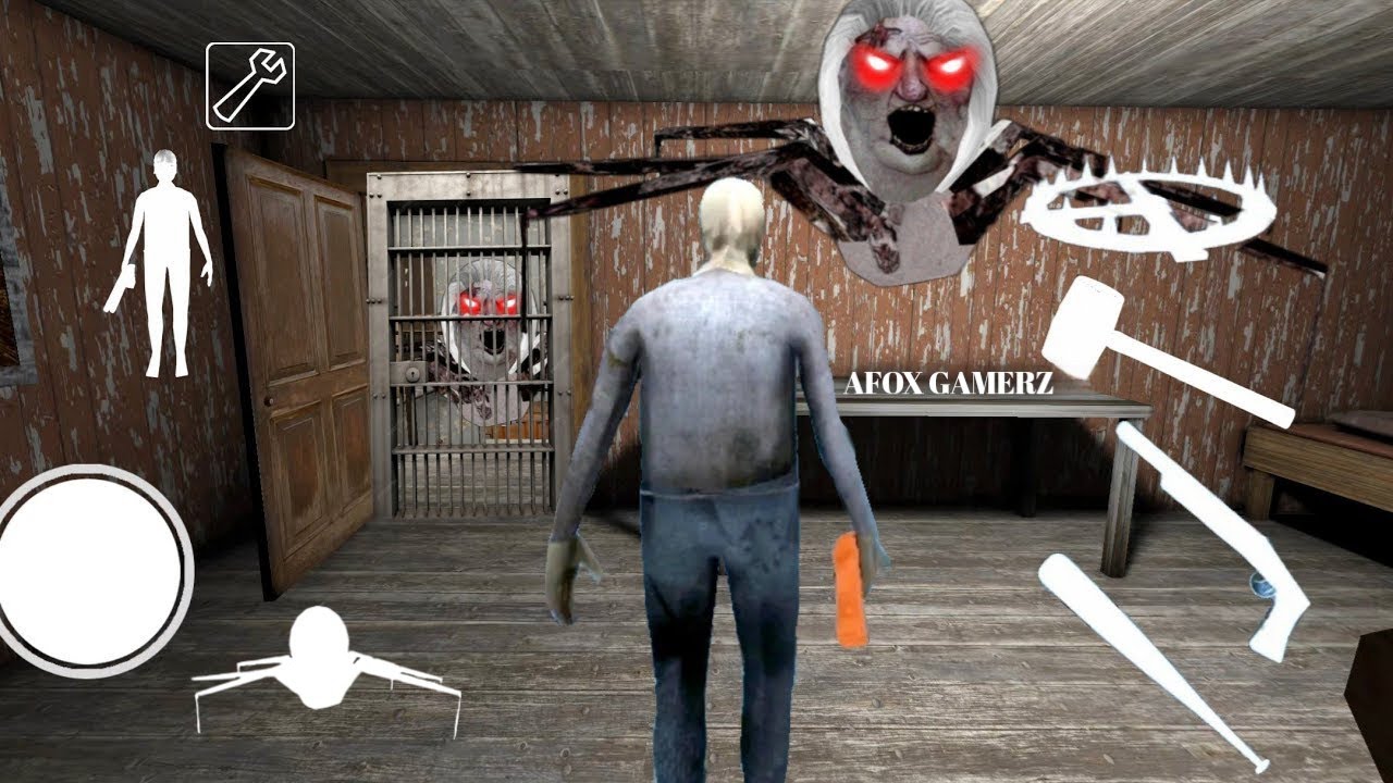 Playing as Evil Grandpa in Granny chapter 3 mod menu ( Grandpa mode ) #granny #granny3 