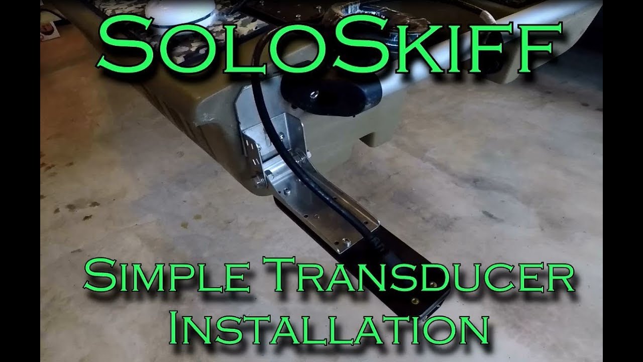 Soloskiff Transducer Installation (No Drilling)