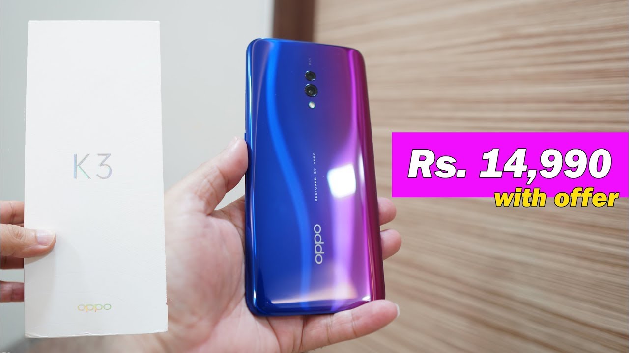 OPPO K3 Unboxing and First Impression - for Rs. 14,990 with offer (wow)