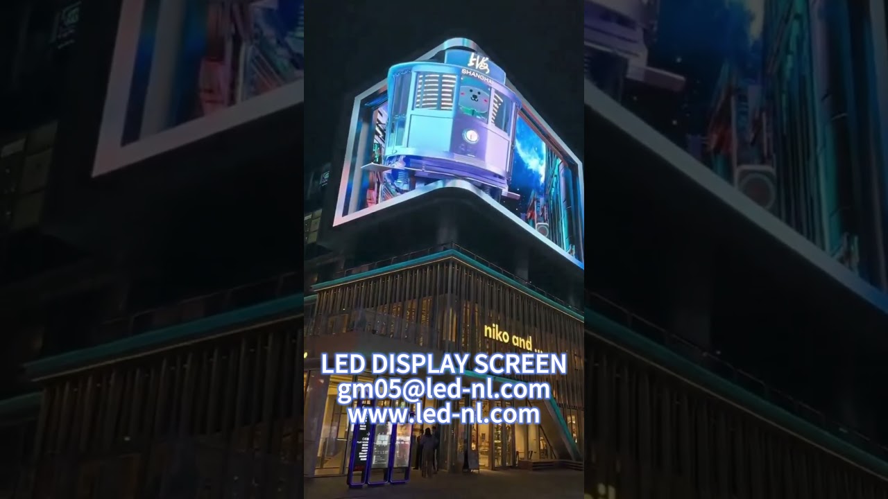Shopping mall advertising screen, IP65 waterproof #leddisplay #led#ledscreen #3d #outdoor