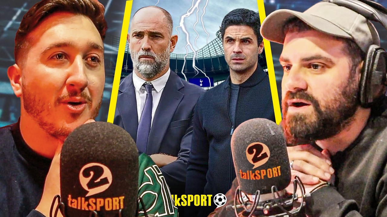 Arsenal fan & Tottenham fan DEBATE who is MORE UNDER PRESSURE in the North London Derby!