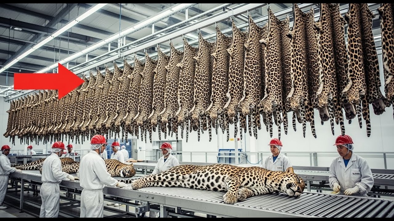 Inside the Leopard Leather Factory – How Million-Dollar Products Are Made