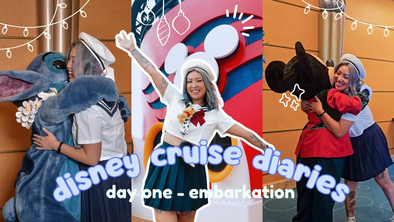 let's go on a disney cruise ⚓ embarkation day on the disney wonder