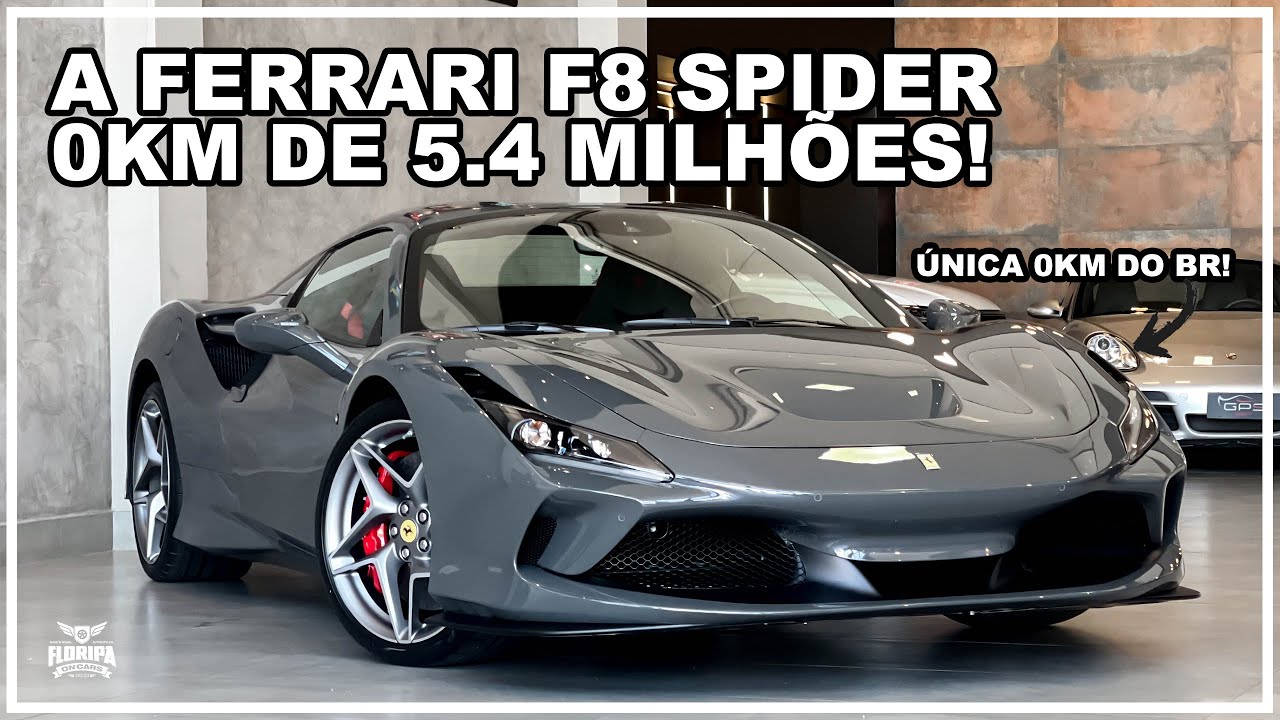 A ÚNICA FERRARI F8 SPIDER 0KM anunciada no BRASIL na GPS Motors em Garulhos!