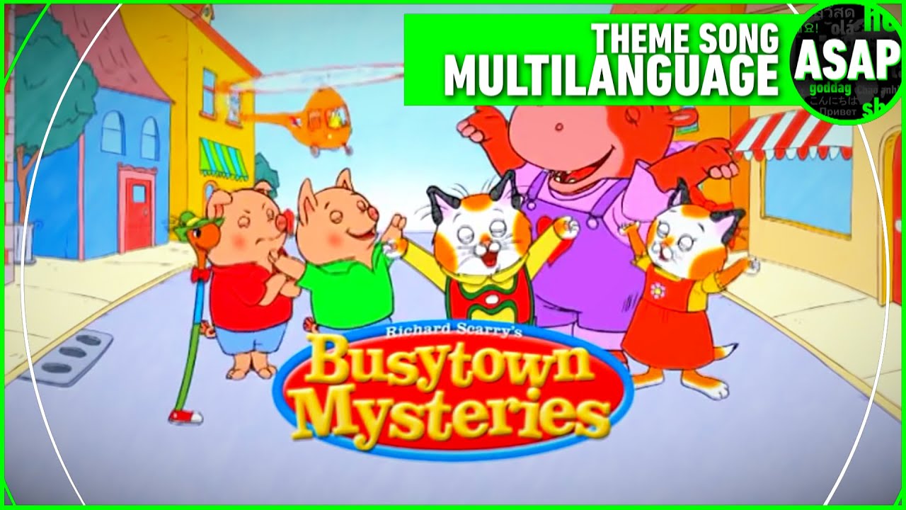 Busytown Mysteries Theme Song | Multilanguage (Requested)