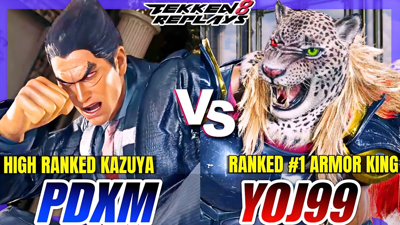 Tekken 8 | PDXM (Kazuya) vs Yoj99 (Armor King) | High Level Ranked Match Replay