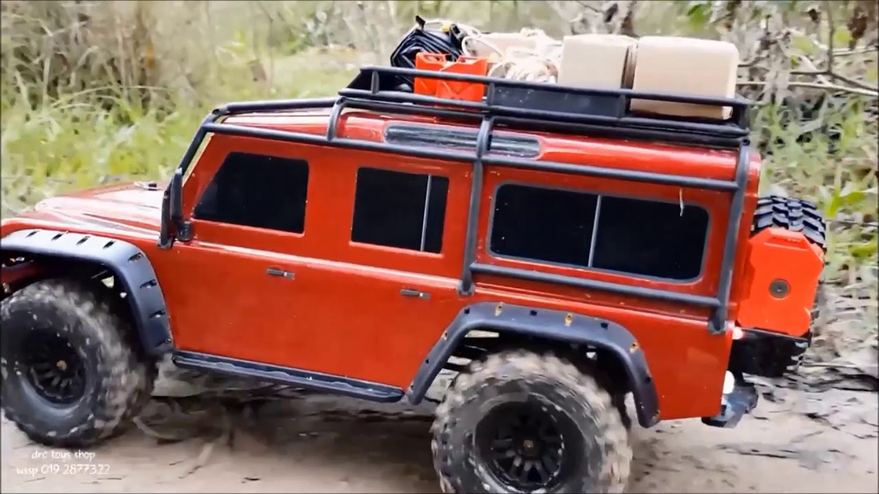 Defender trx4 traxxas jungle and muddy test