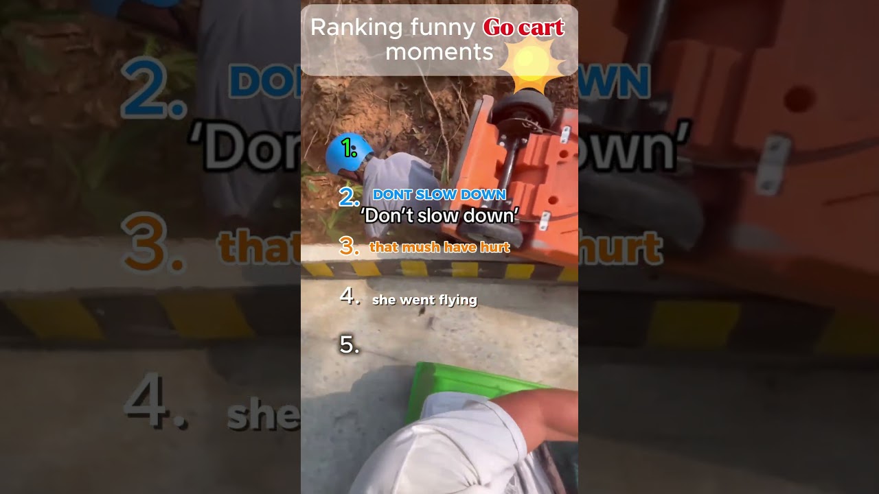 Ranking funny go cart moments