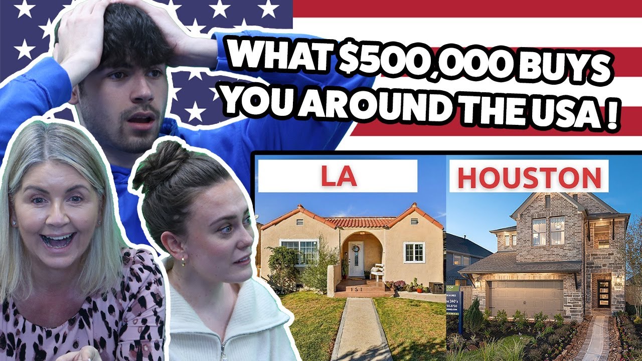 BRITISH FAMILY REACTS! What $500,000 Buys You Around The USA!