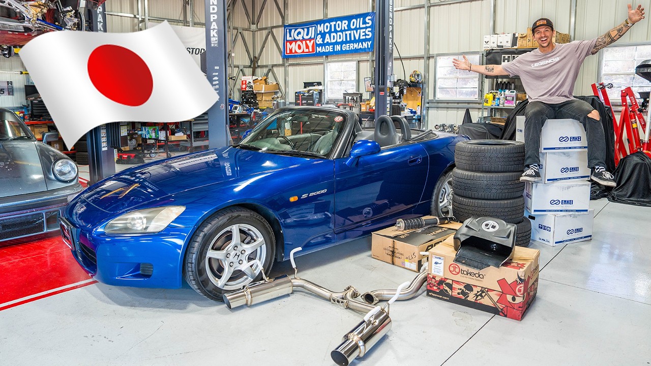 Сборка JDM Honda S2000 за 20 минут. ПОЛНАЯ ТРАНСФОРМАЦИЯ!