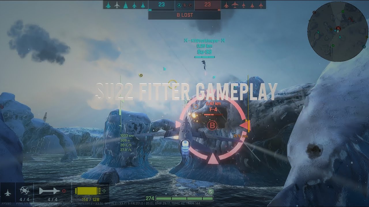 Metalstorm - SU22 Fitter on Icebound | Air Superiority Gameplay