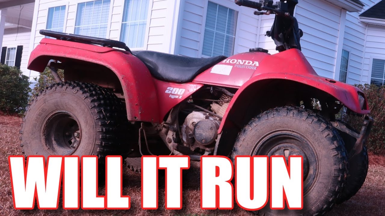 WE BOUGHT A HONDA TRX200D ATV FOR A FATHER SON PROJECT FOR $200 ON MARKETPLACE | WILL IT RUN???