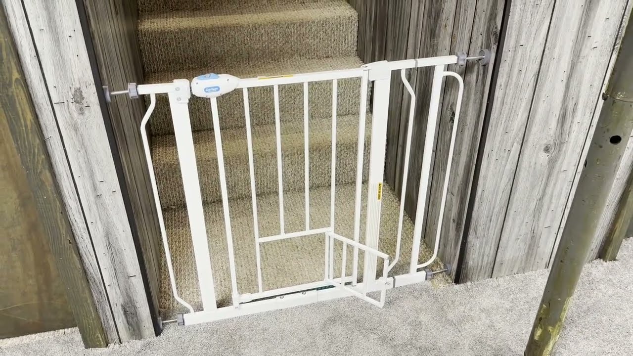 Tall Pet Gate for Dogs and Cats — Install + Swing Test!
