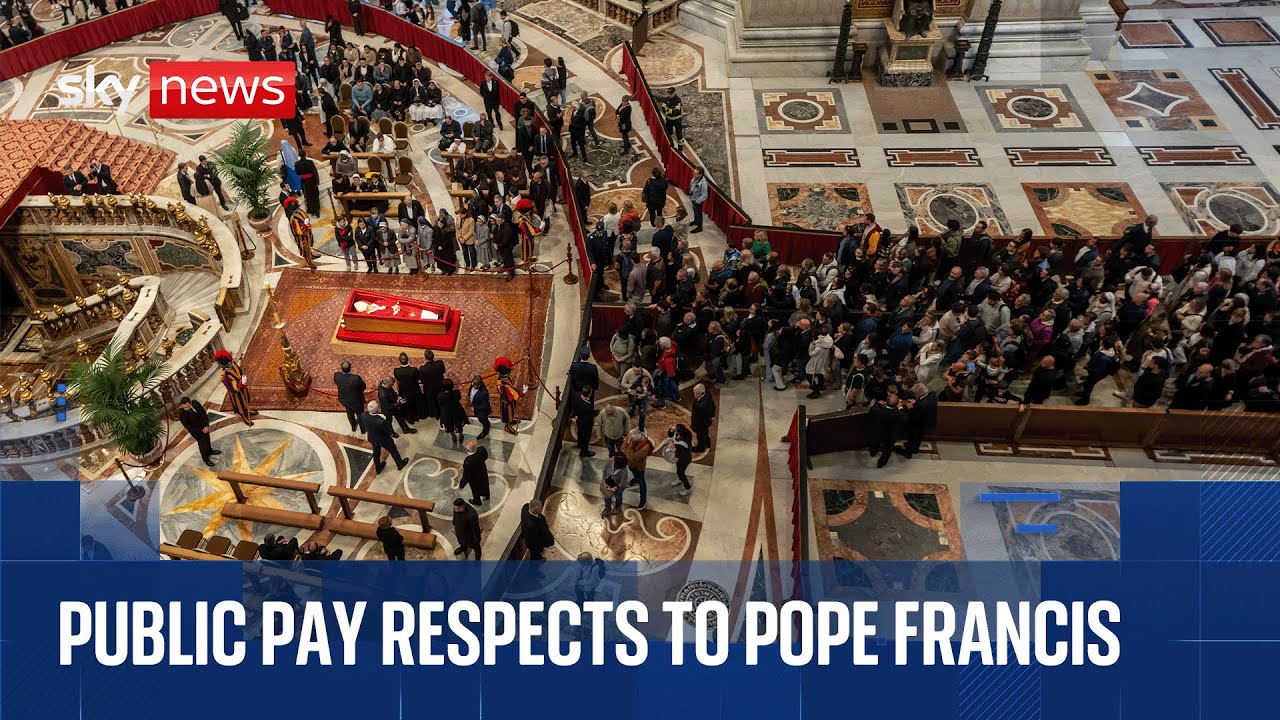 At least 250,000 people pay their respects to Pope Francis, the Vatican has said
