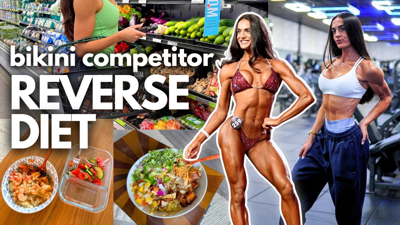 HOW TO REVERSE DIET | How I'm Building Muscle as a Bikini Competitor + Day in My Life