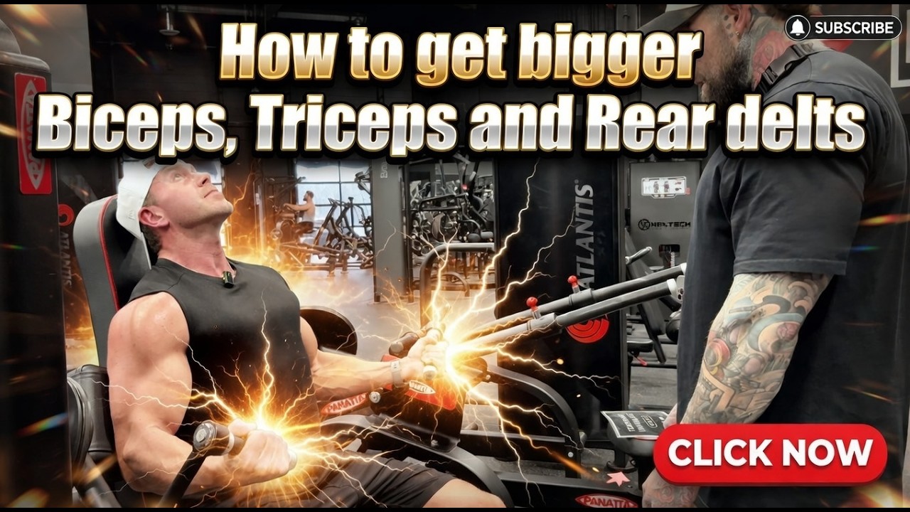 How to get bigger biceps, triceps and rear delts