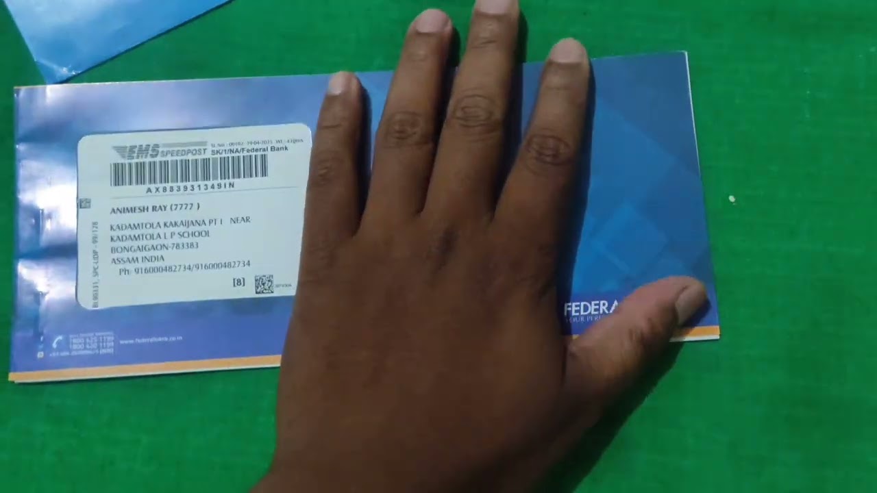 Federal Bank cheque book unboxing || Jupiter Account cheque book