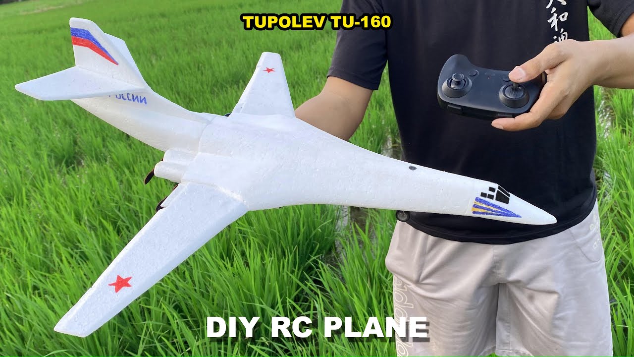 from foam to a cool airplane RC | Tupolev TU-160