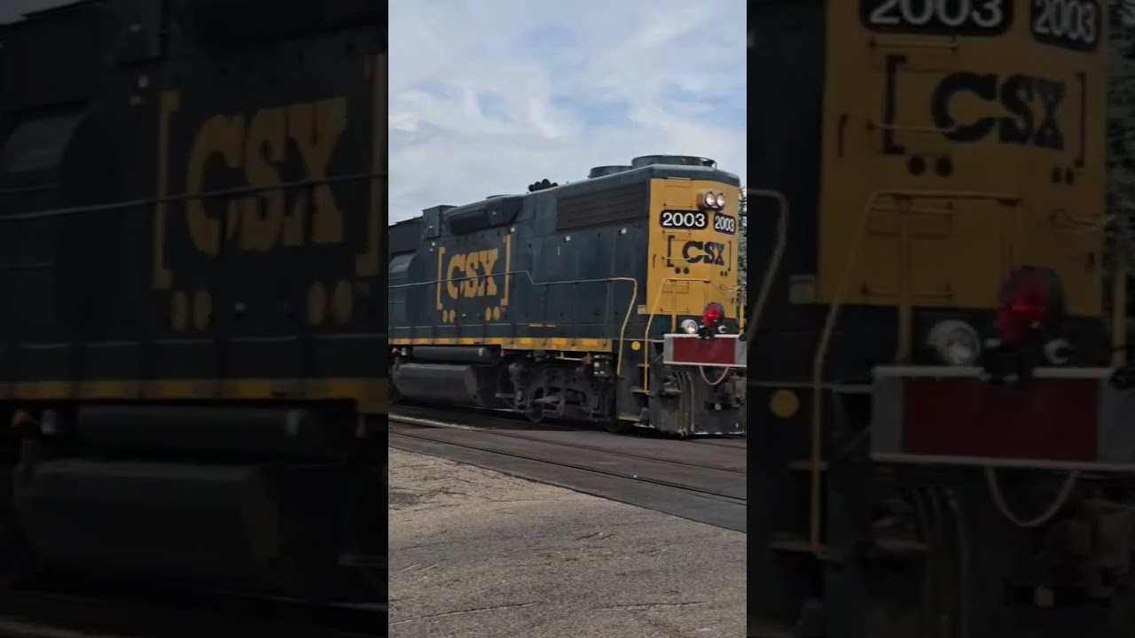 That's cutting it close! #railway #csx #train