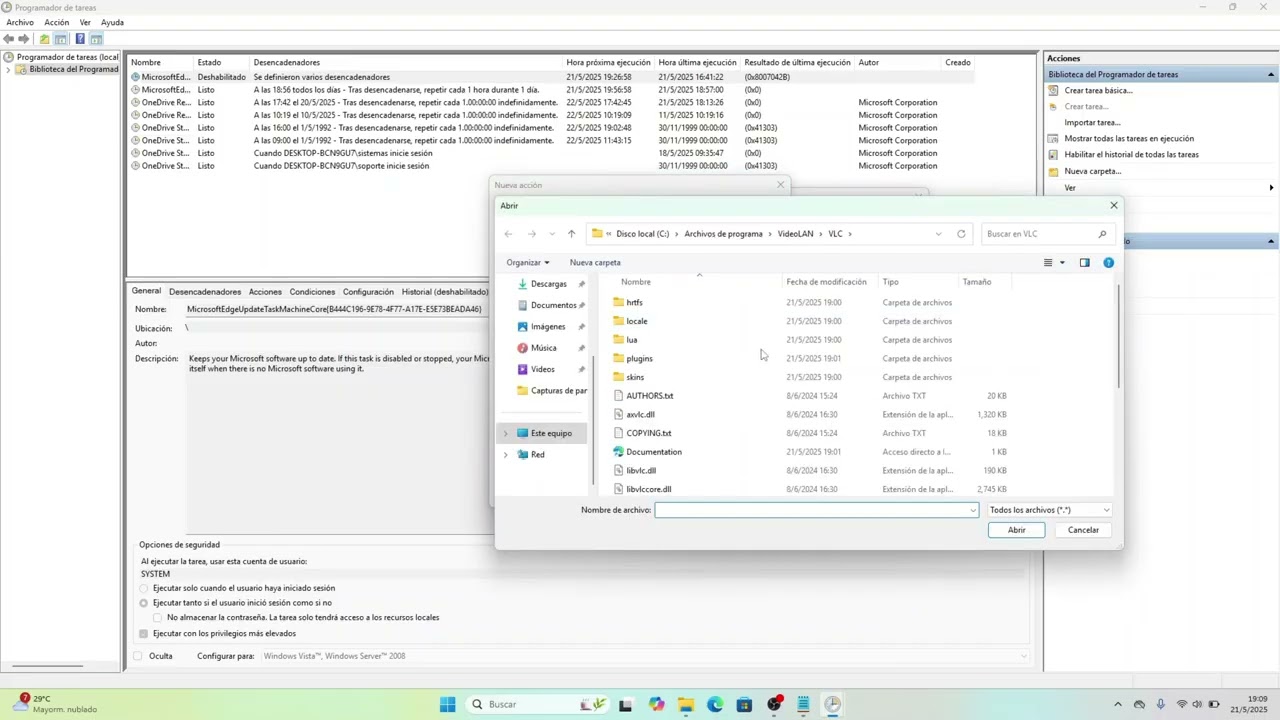 Cómo reproducir un video automáticamente cada domingo en Windows o cualquier programa