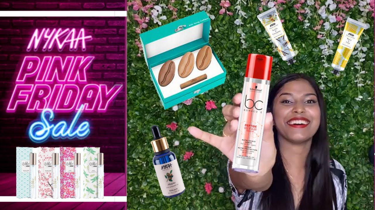 Nykaa Black Friday sale haul and honest review | skin care | mcaffine | schwarzkopf | moi | Nykaa