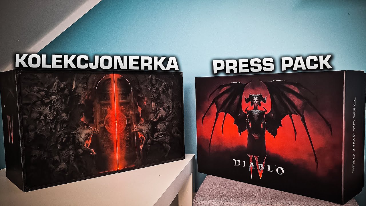 Diablo 4 Edycja Kolekcjonerska (Collector's Edition) Unboxing/Opening + Press-Pack