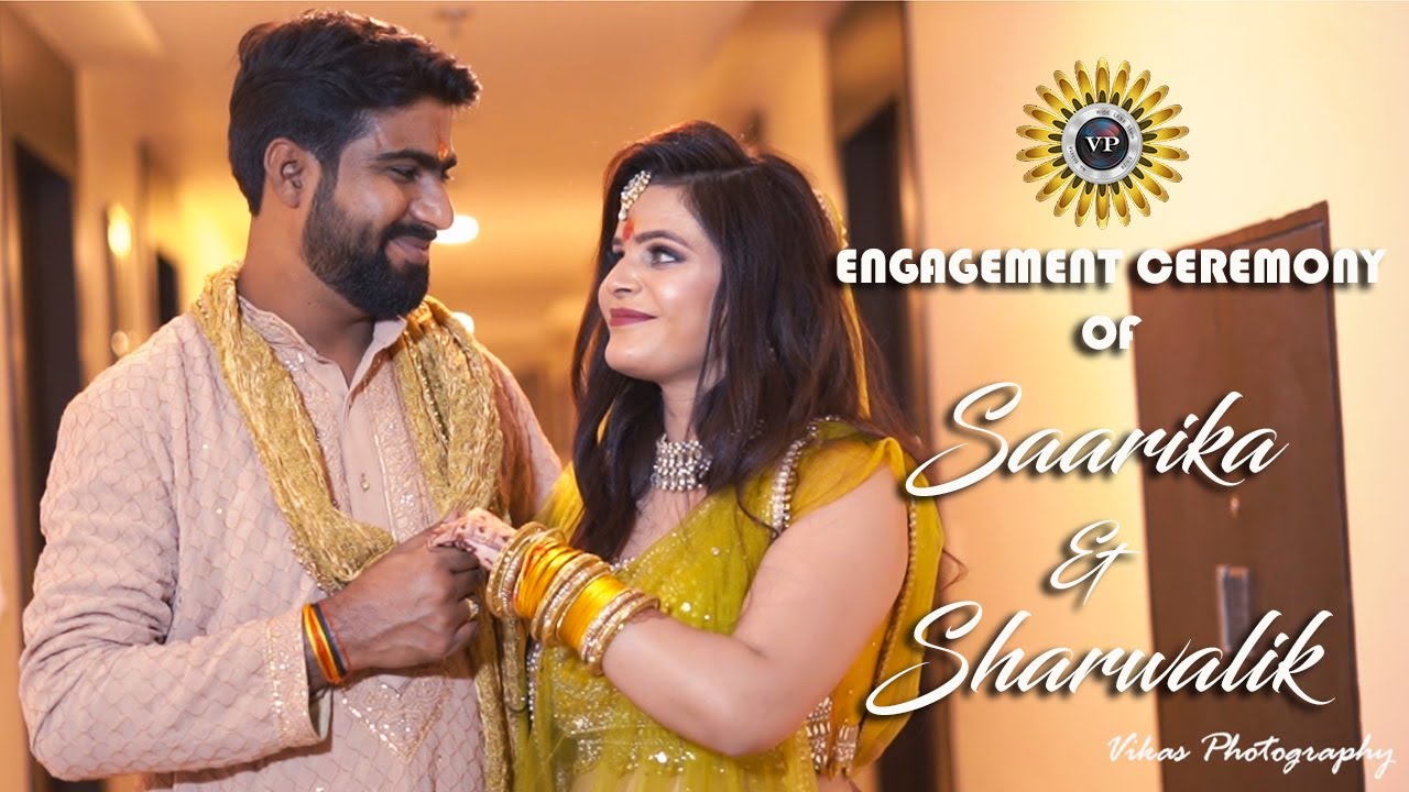 Sarika & Sharwalik | Engagement Ceremony | Lucknow - Vikas Photography 9956099693
