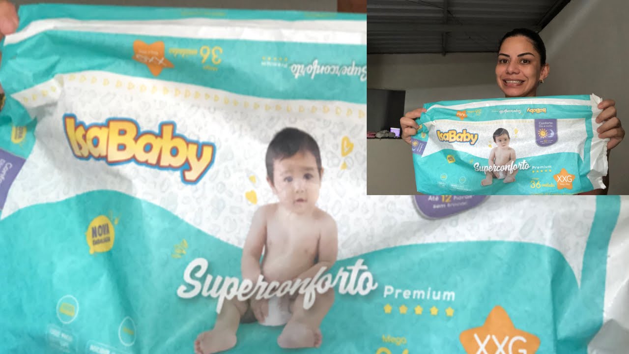 Resenha completa da fralda isababy super conforto premium