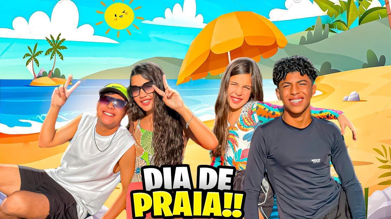 DIA DE PRAIA COM AMIGOS 