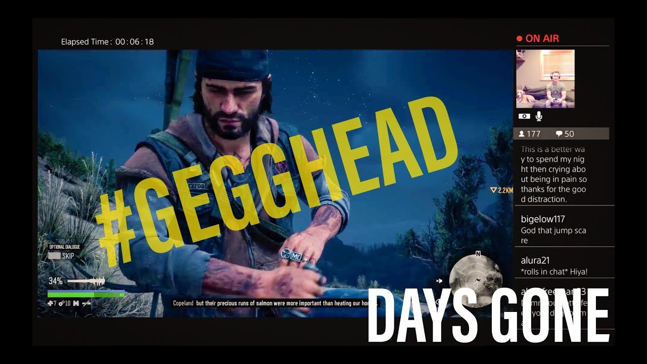 Sam Witwer Streams 'Days Gone' Pt. 2 | GEGGHEAD