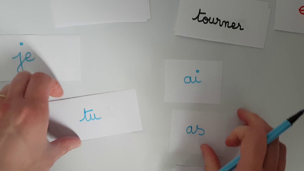Fabriquer son jeu de cartes de conjugaison