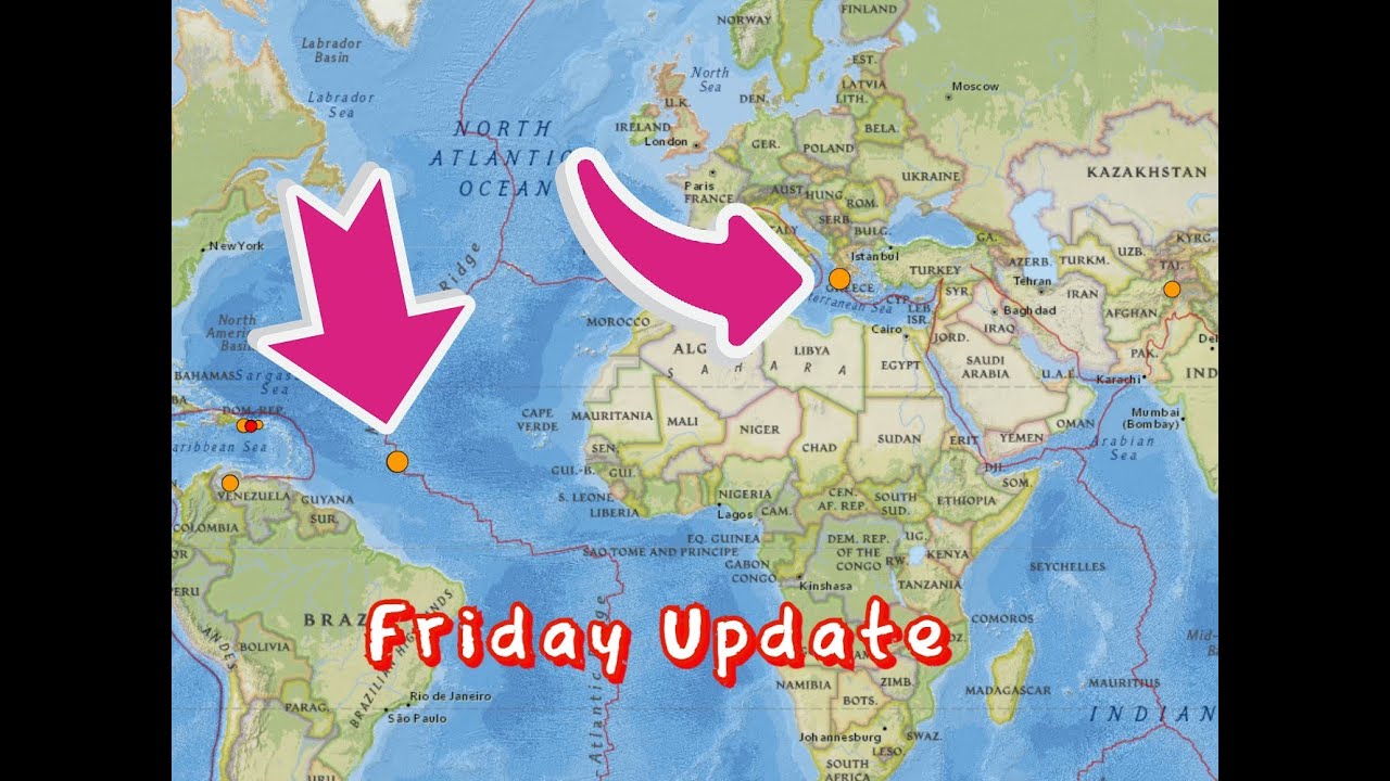 Swarm of Earthquakes Mid Atlantic Ridge. 5.8 EQ Greece Region. Friday 3/29/2024