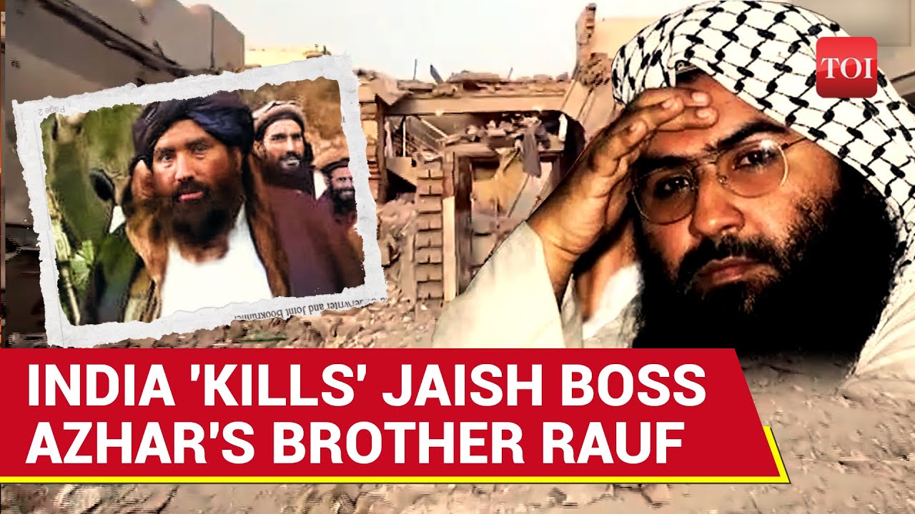 India 'Eliminates' Jaish Chief Masood Azhar's Brother Rauf In Op Sindoor: Big Win In Pak Clash?