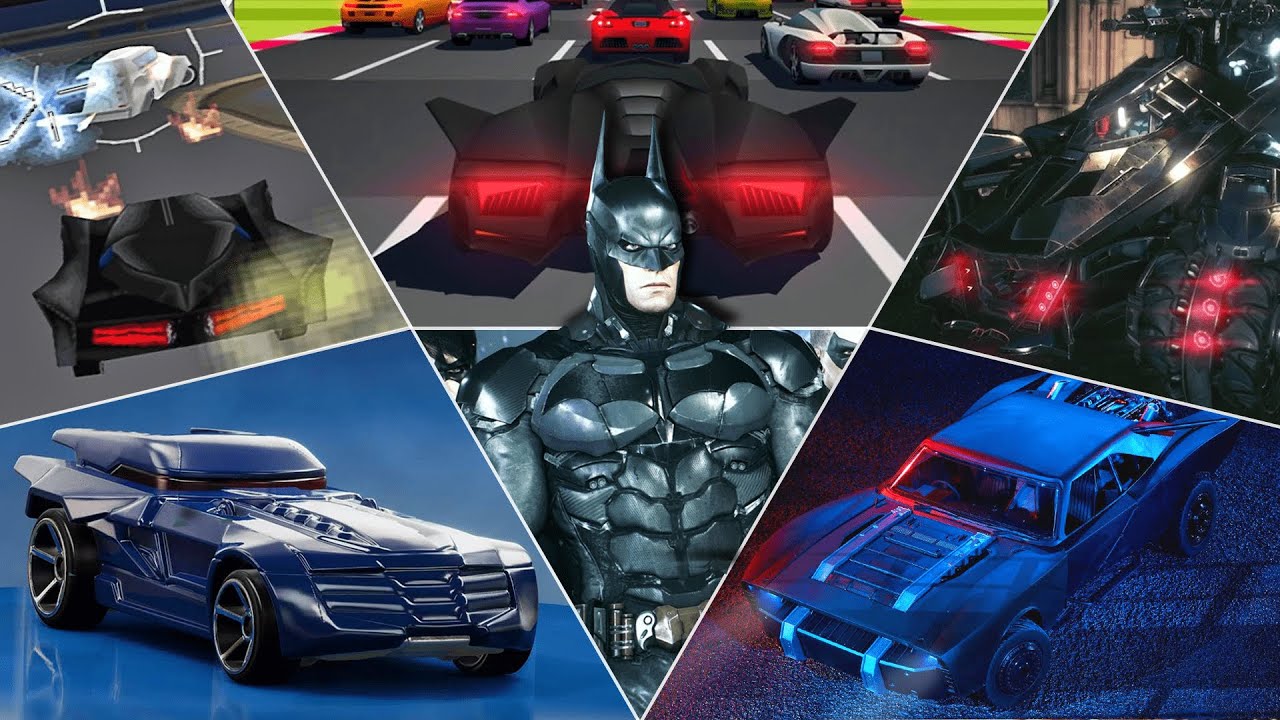 Evolution of BATMOBILE in Games (1985 - 2022)