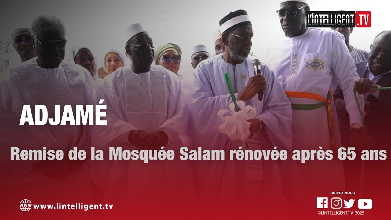 Adjamé : remise de la Mosquée Salam rénovée après 65 ans
