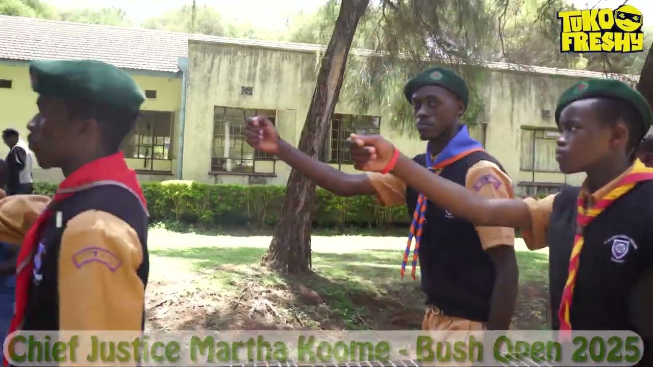 Chief Justice Matha Koome Arrives at Alliance High School For Bush Debate 2025