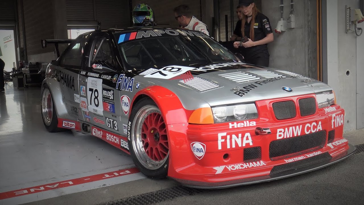 BMW E36 M3 PTG on Spa Classic with Scooter Glabel : Pure Sound + Onboard Race 2 ! [HD]